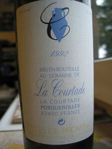 Der 1992er Domaine de La Courtade war noch immer ein Genuß